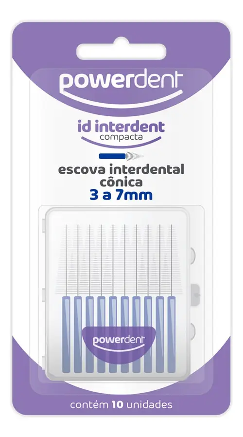 ESC INTERDENTAL CONICA POWERDENT 10UN