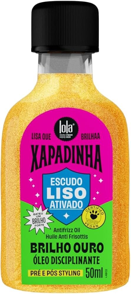 OLEO CAPILAR LOLA XAPADINHA BRILHO OURO 50ML