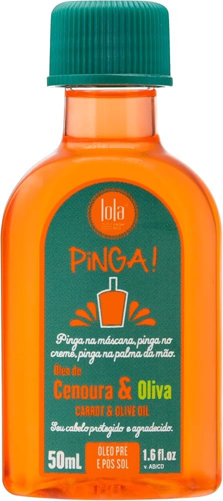 OLEO CAPILAR LOLA PINGA CENOURA OLIVA 50ML