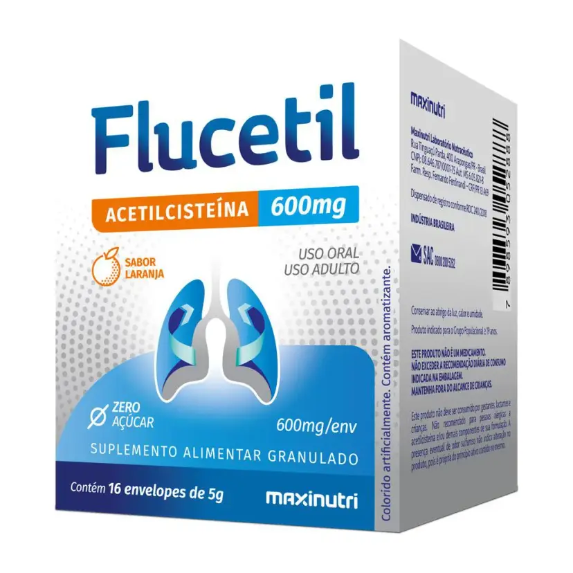FLUCETIL 600MG C/ 16 ENV