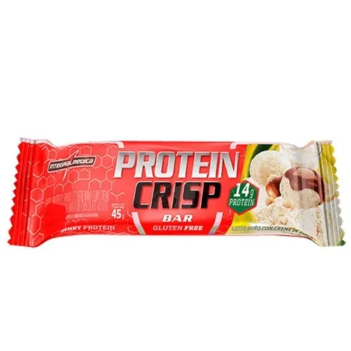 BARRA DE PROTEINA CRISP LEITE EM PO C/ AVELA