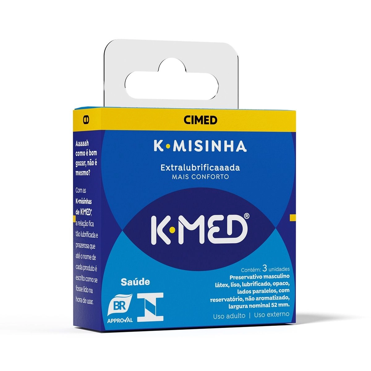 PRESERVATIVO K-MISINHA K-MED C/3UN