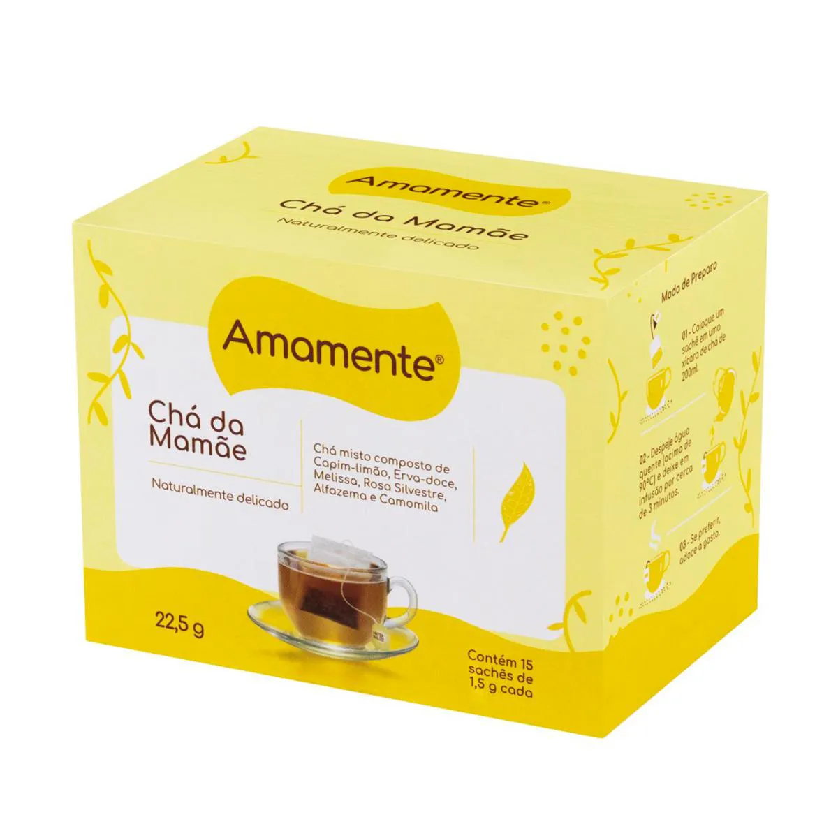CHA DA MAMAE AMAMENTE 15 SACHÊS