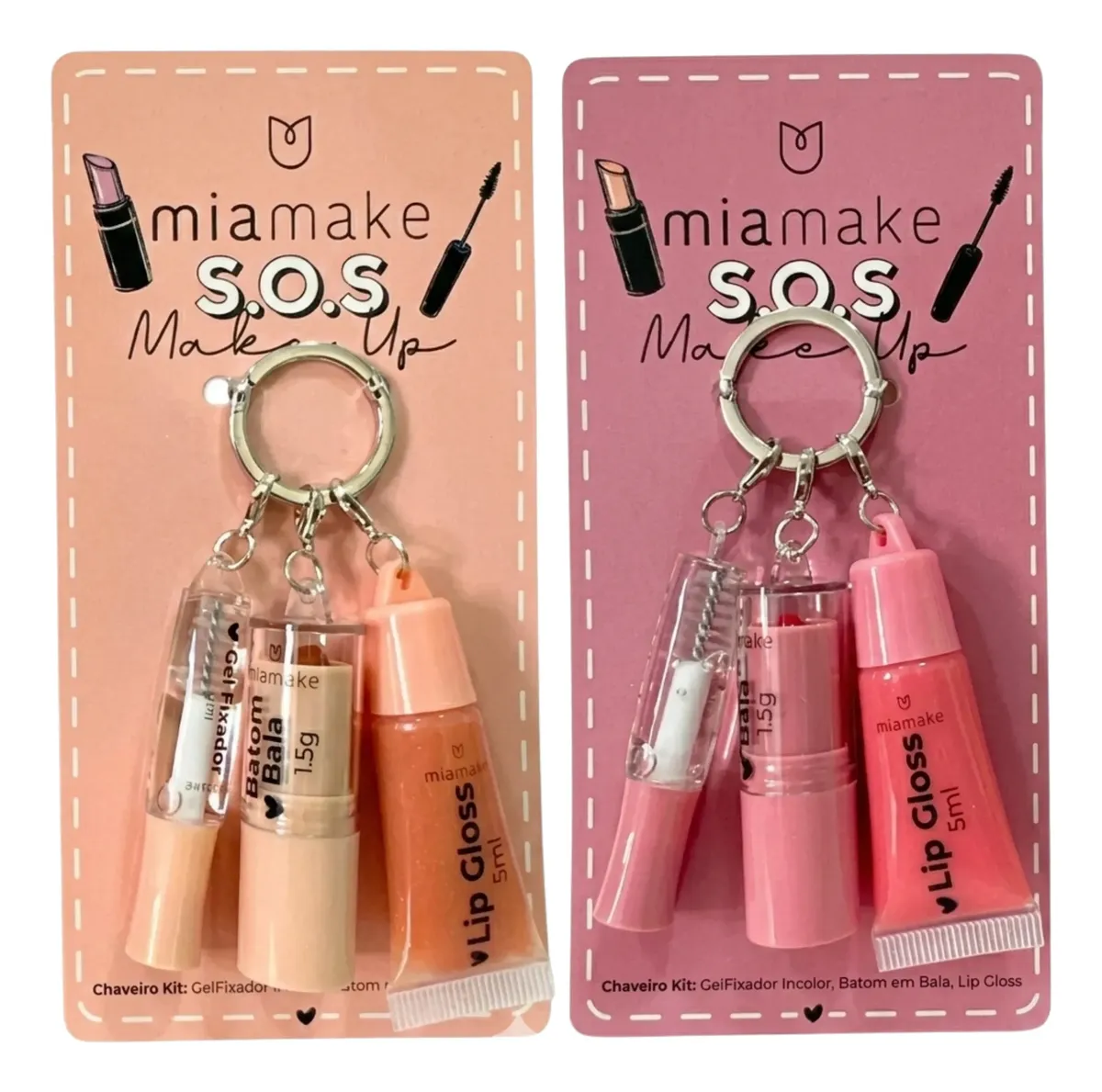 CHAVEIRO KIT MIA MAKE SOS