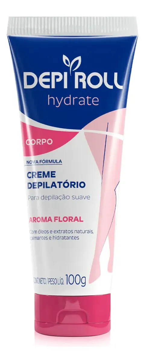 CREME DEPILATORIO DEPI ROLL FLORAL 100G