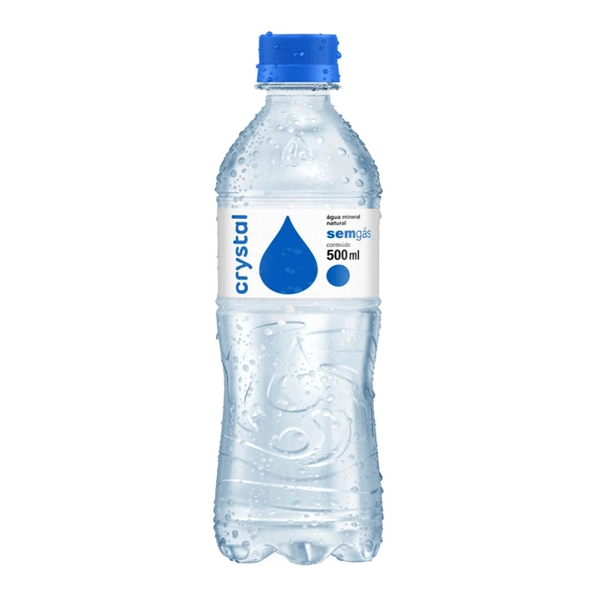 AGUA CRYSTAL S/ GAS 500ML