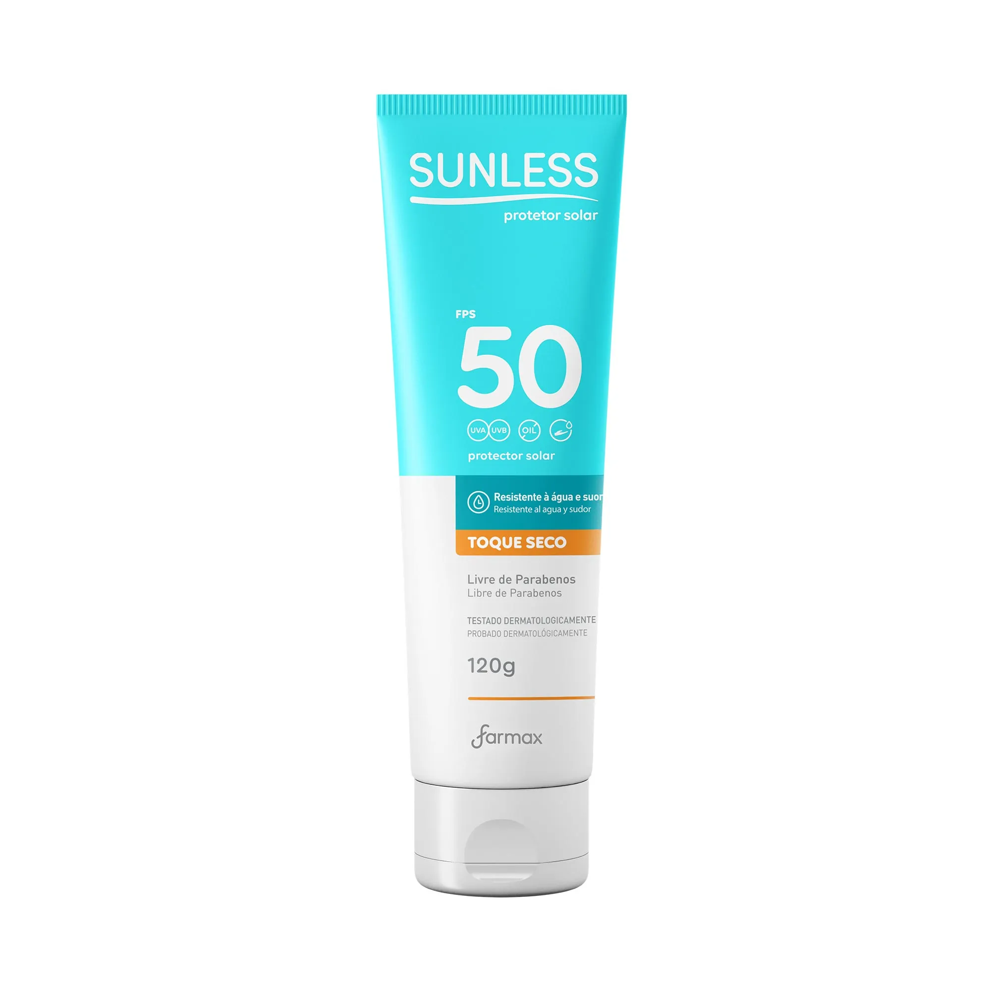 PROT SOLAR SUNLESS FPS50 120G