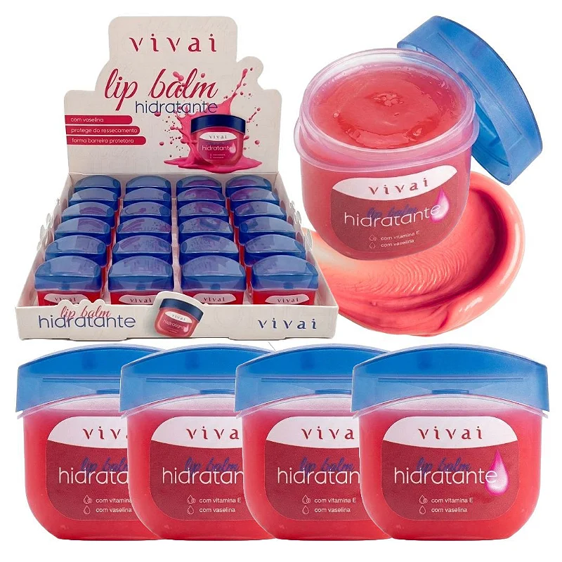 LIP BALM VIVA HIDRATANTE C/ VASELINA