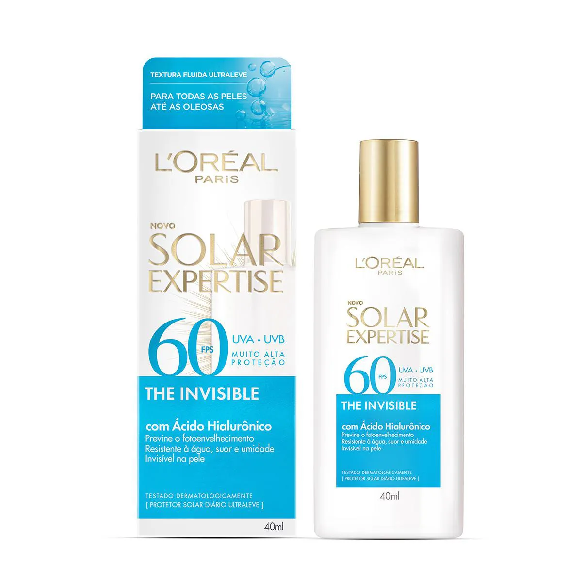 PROT SOLAR LOREAL FPS60 EXPERTISE FLUIDO S/ COR 40ML