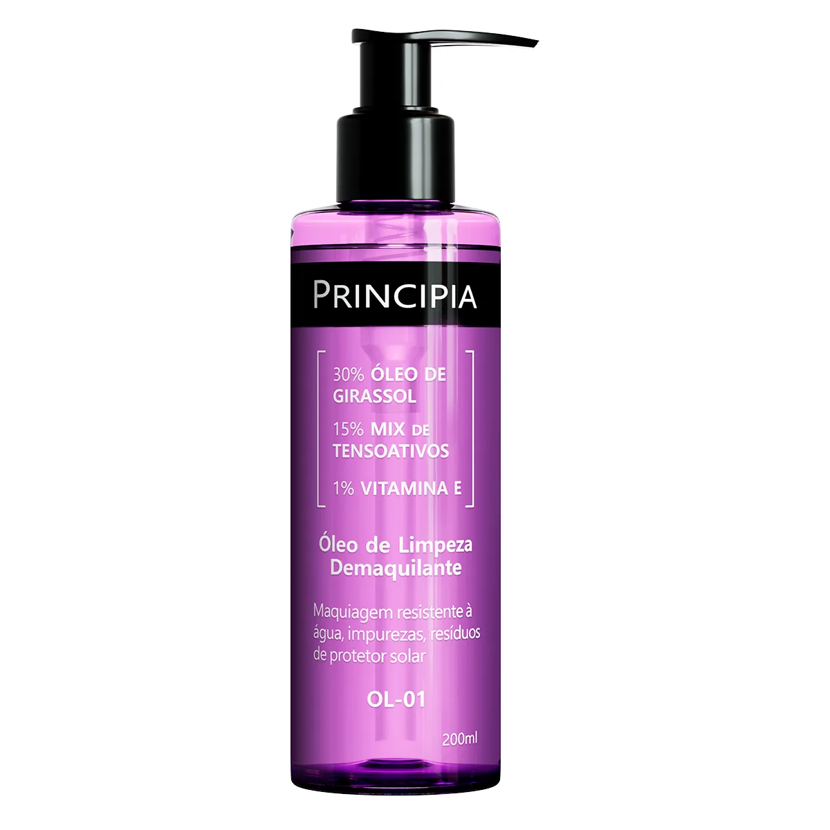 OLEO DE LIMPEZA DEMAQUILANTE PRINCIPIA OL-01 200ML
