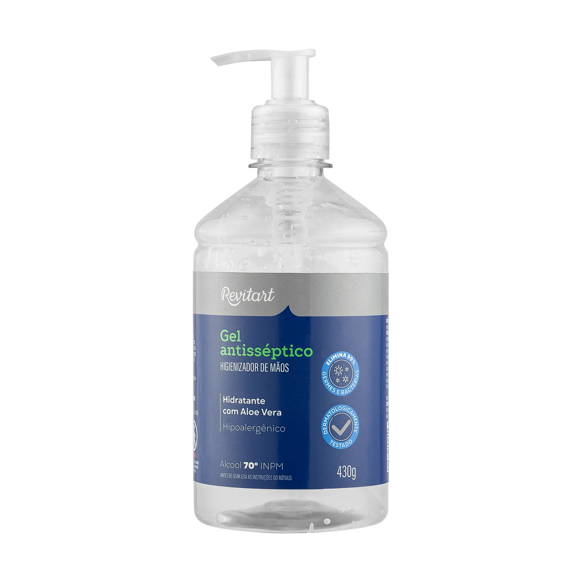 ALCOOL GEL REVITART 430G