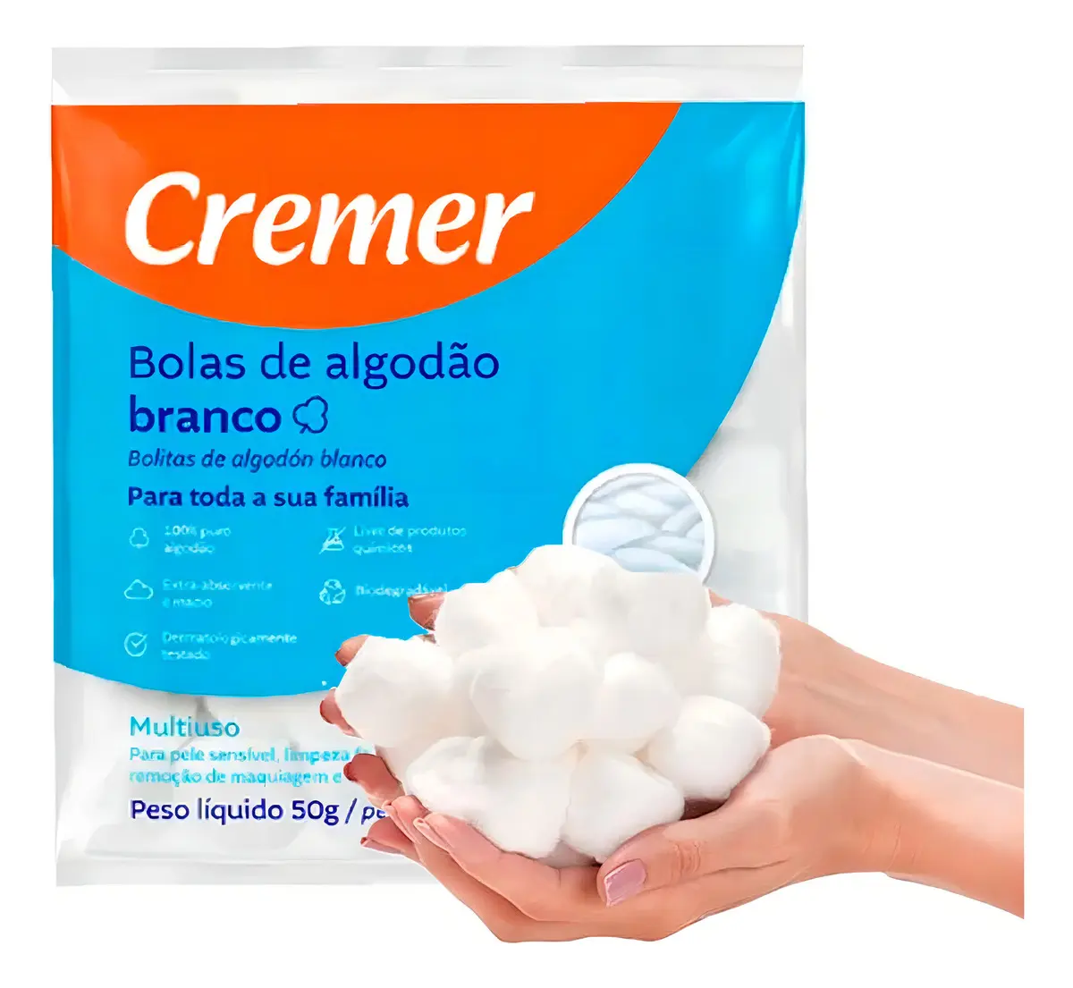 ALGODAO CREMER BOLAS 50G