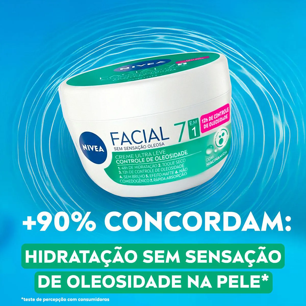 HIDRAT NIVEA FACIAL CONT OLEOSIDADE 100G - foto 2
