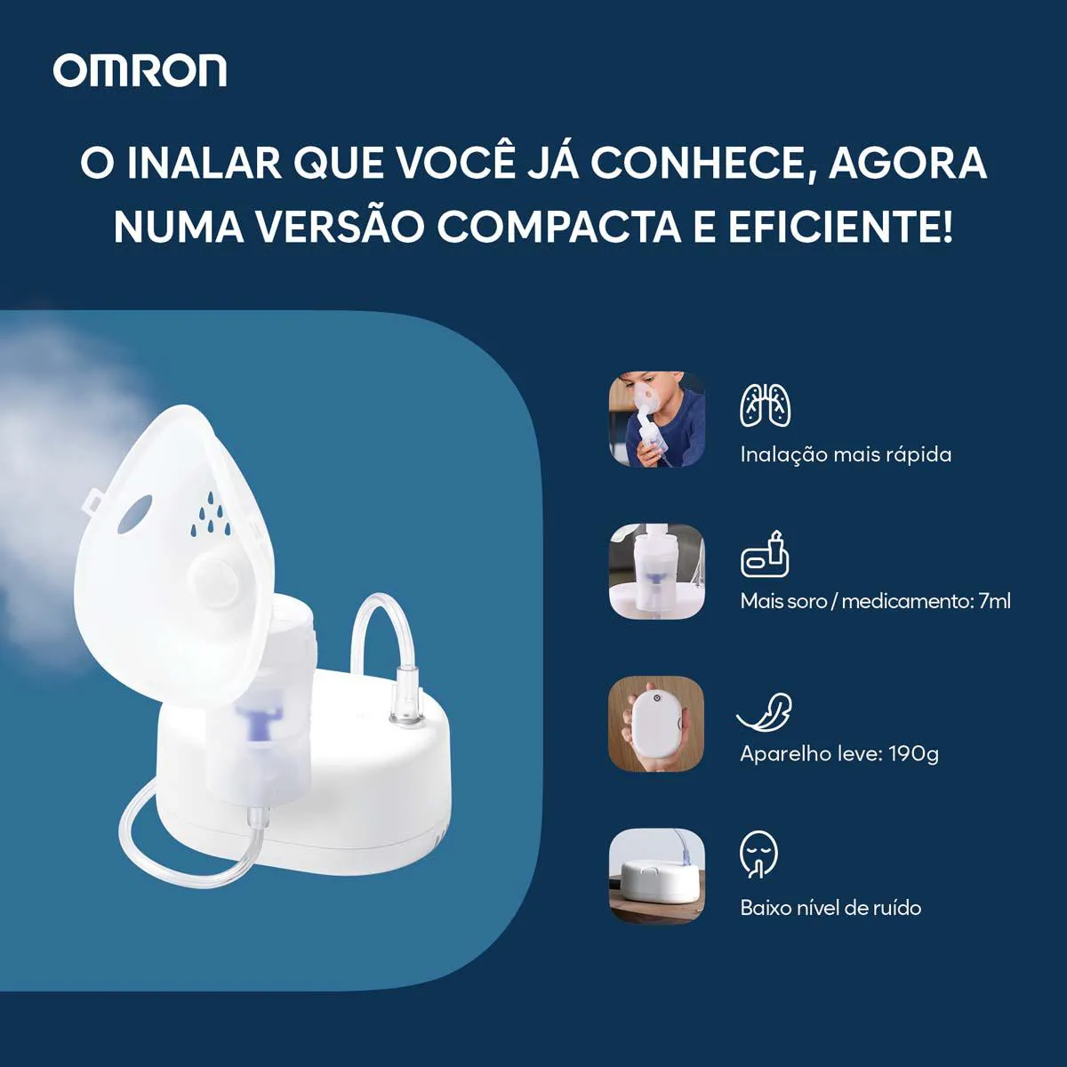 INALADOR OMRON COMPACT NE-C810 - foto 2