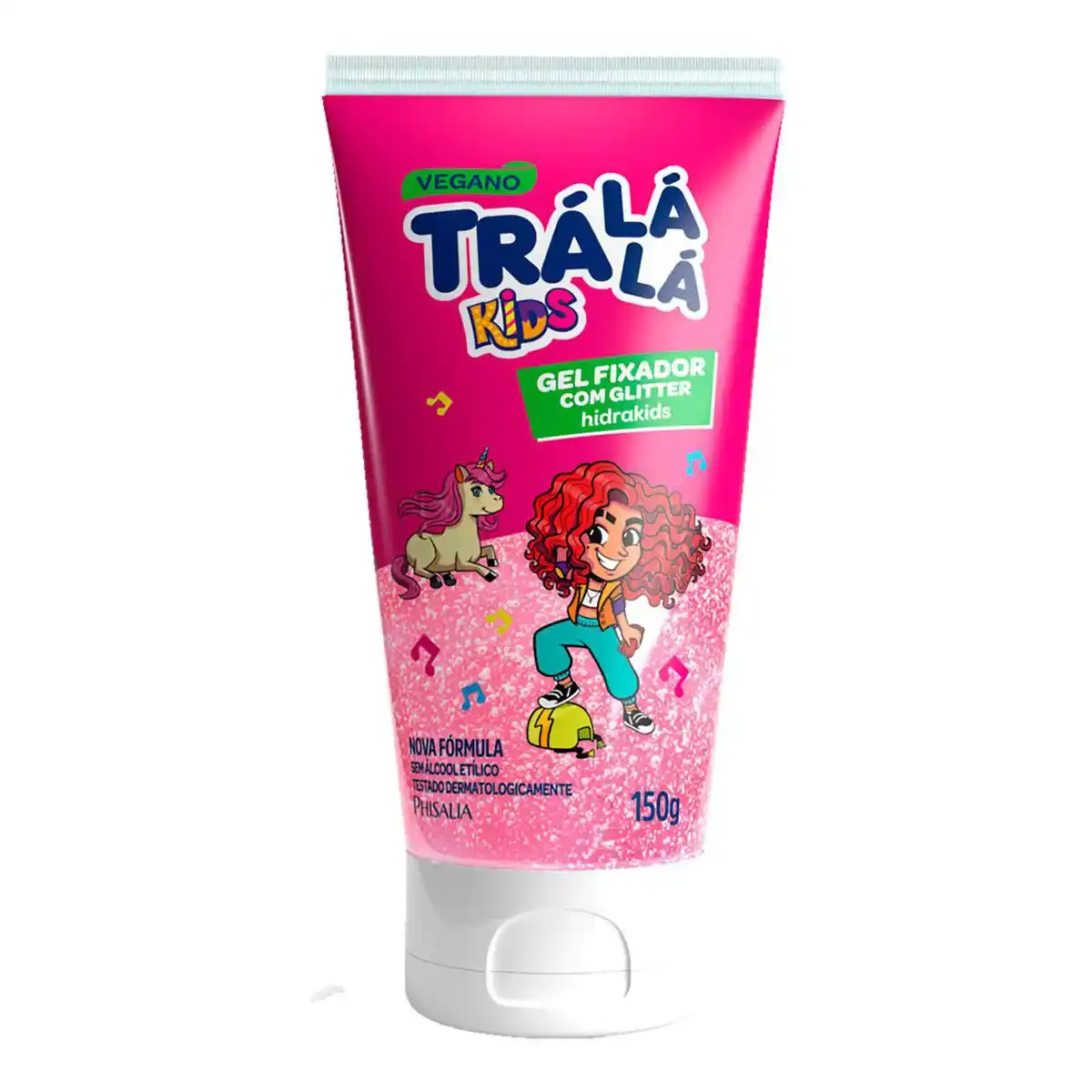 GEL CAPILAR TRALALA C/ GLITTER 150G