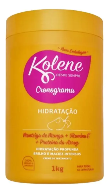 CREME TRAT KOLENE CRONOGRAMA HIDRATACAO 1KG