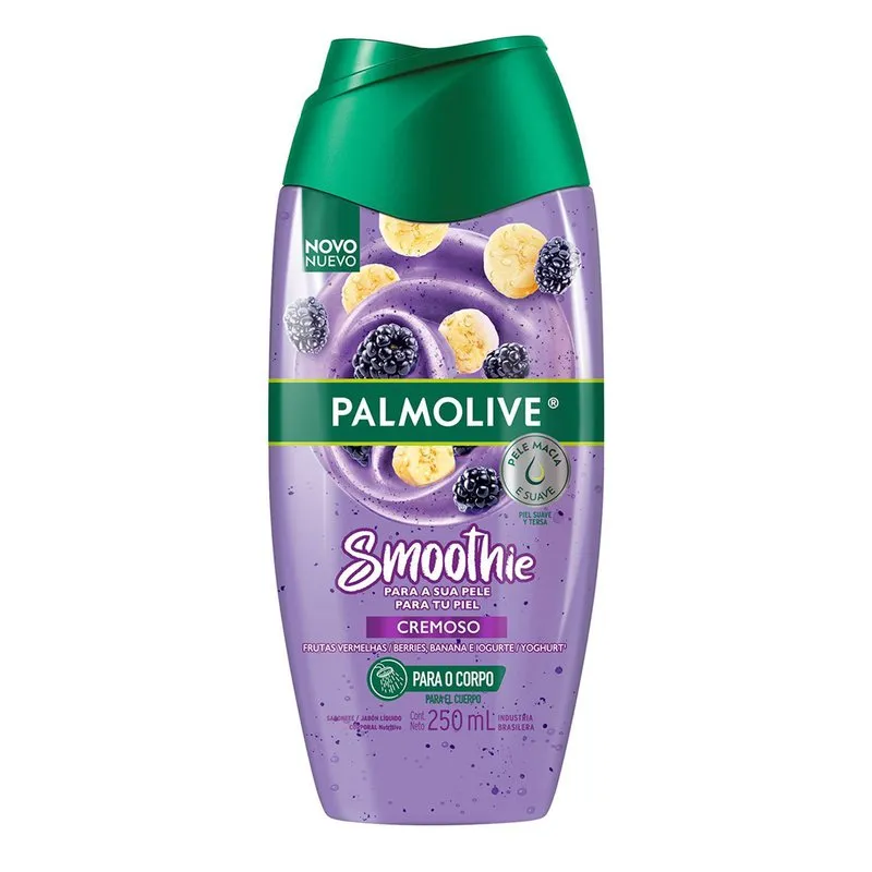 SABONETE LIQ PALMOLIVE SMOOTHIE AMORA E BANANA 250ML