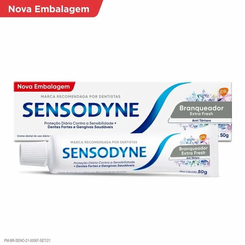 CREME DENTAL SENSODYNE BRANQUEADOR 50G
