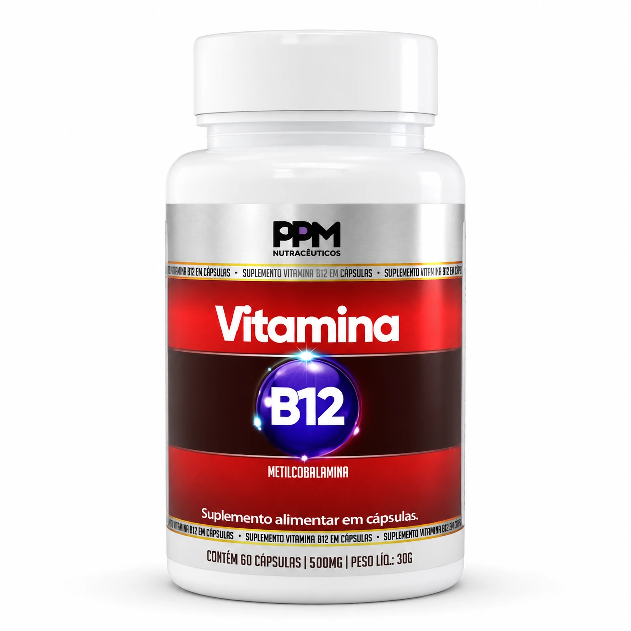 VITAMINA B12 500 MG 60 CAPS