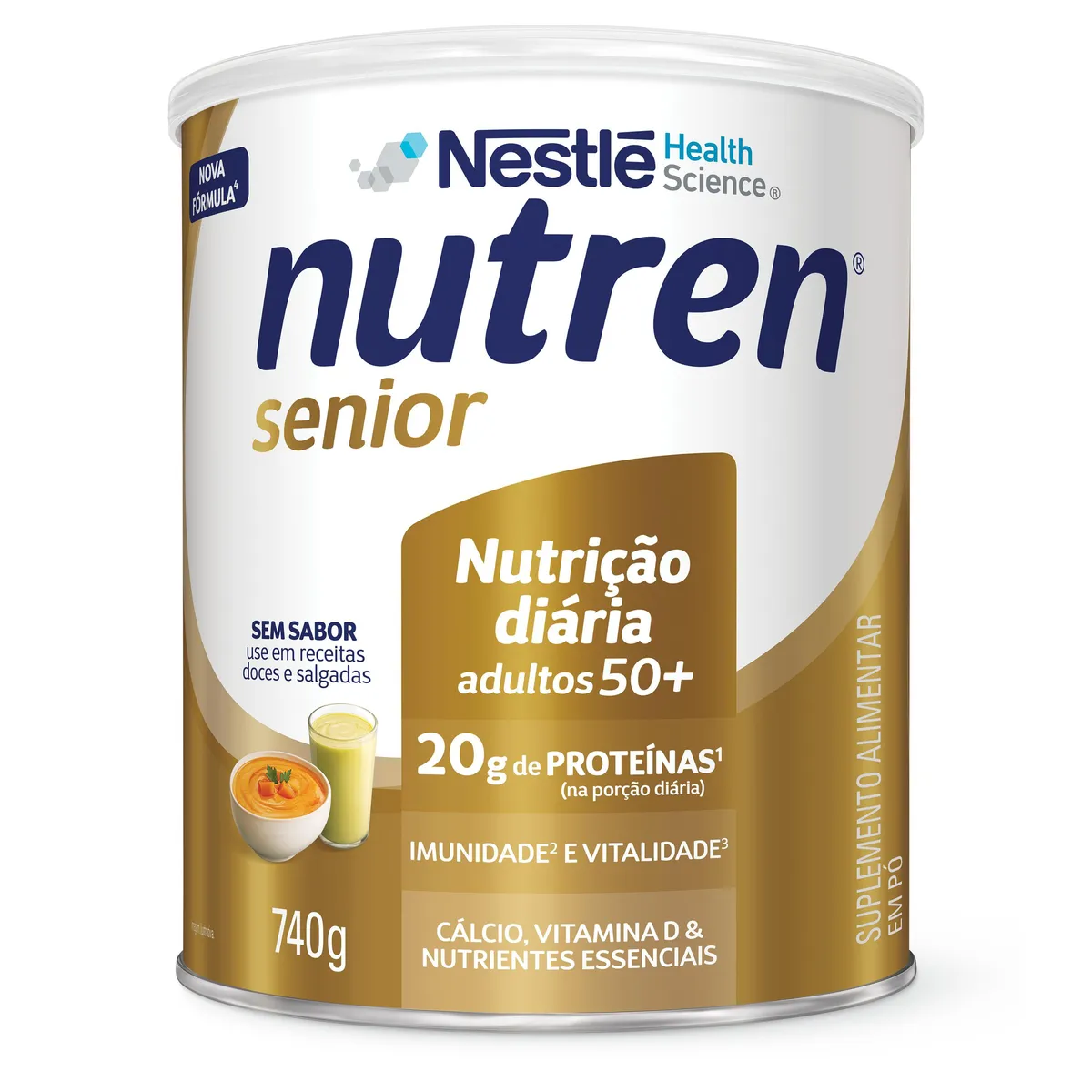 NUTREN SENIOR S/ SABOR 740G