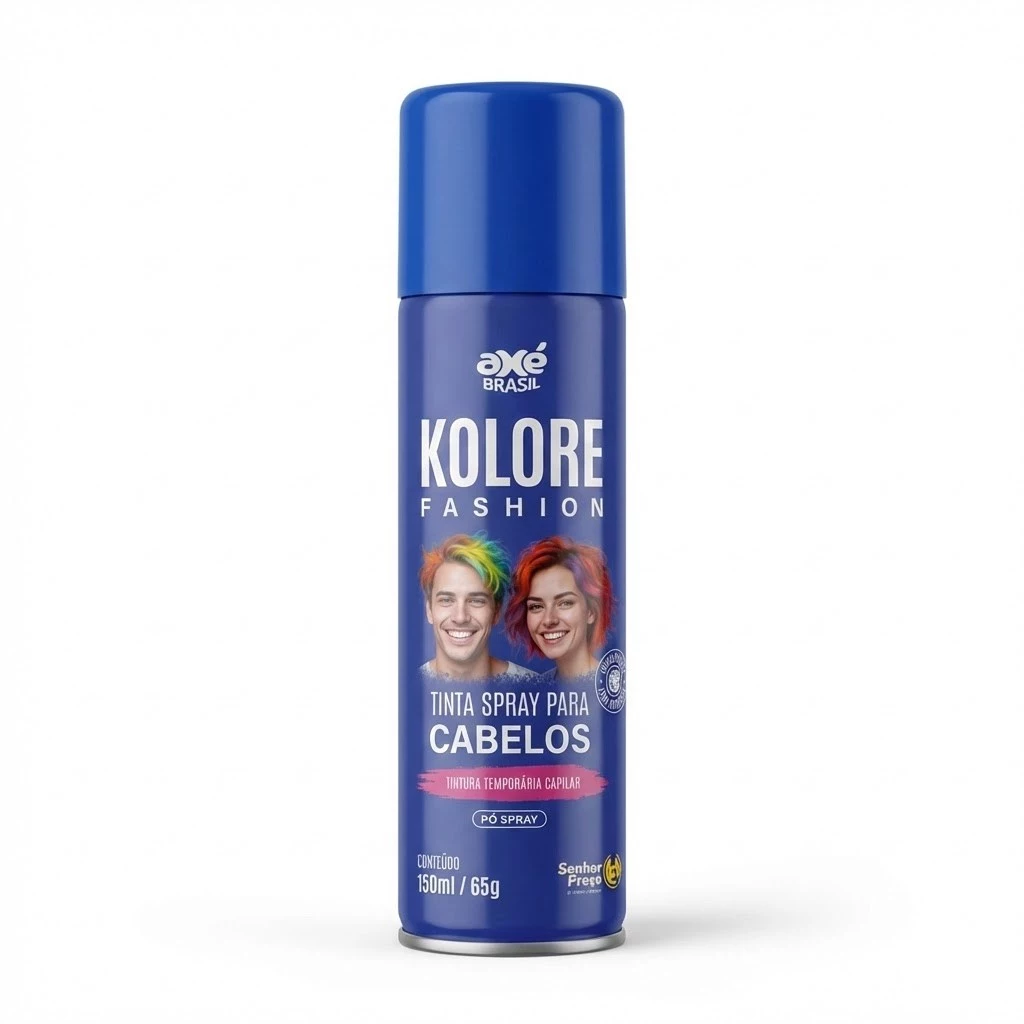 TINTA SPRAY KOLORE FASHION AZUL 150ML