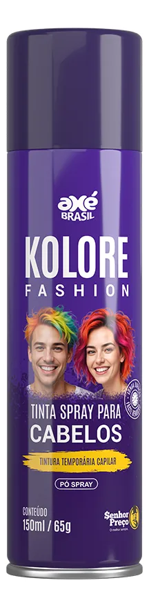 TINTA SPRAY KOLORE FASHION ROXO 150ML