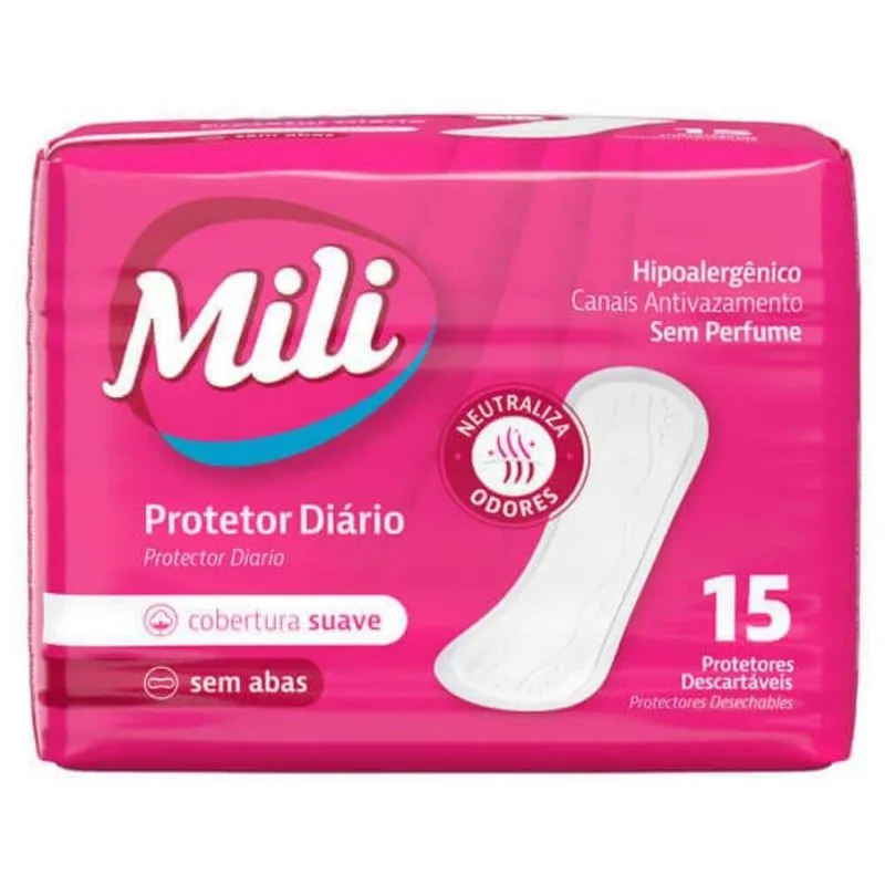 ABS PROTETOR DIARIO MILI 15UN