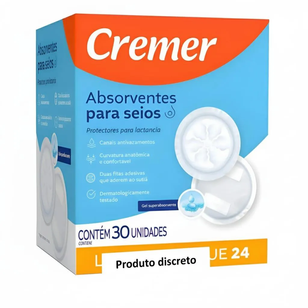 ABSORVENTE P/ SEIOS CREMER