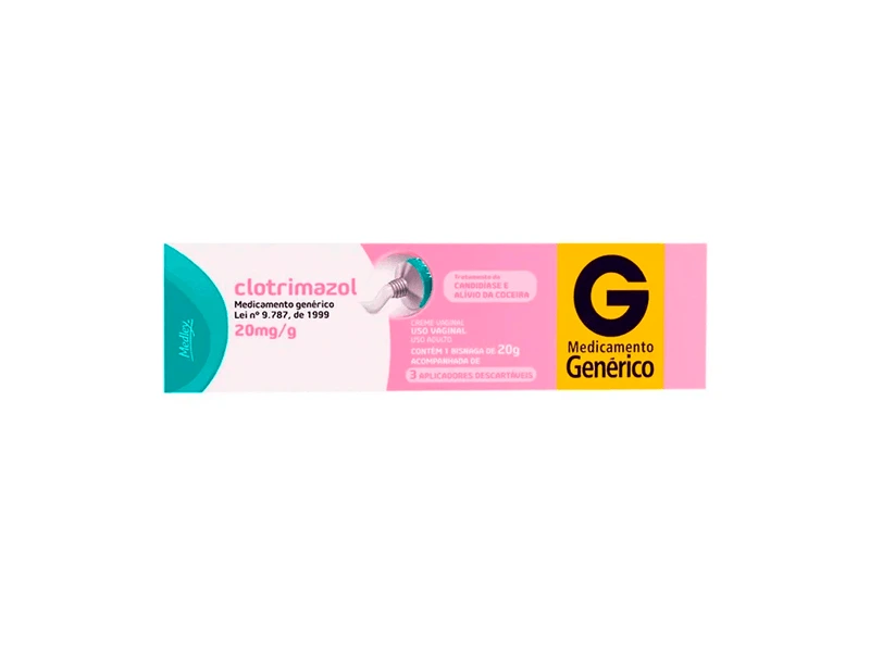 CLOTRIMAZOL 20 MG/G CR VAG 20G C/ 3APLIC