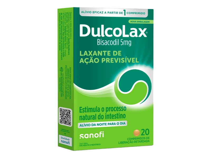 DULCOLAX 5MG COM 20CP