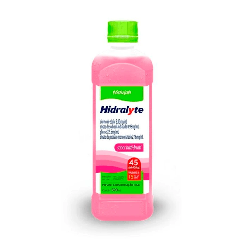 HIDRALYTE 45 TUTTI FRUTI 500ML