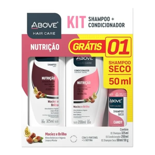 KIT ABOVE NUTRICAO SH + COND + SH SECO