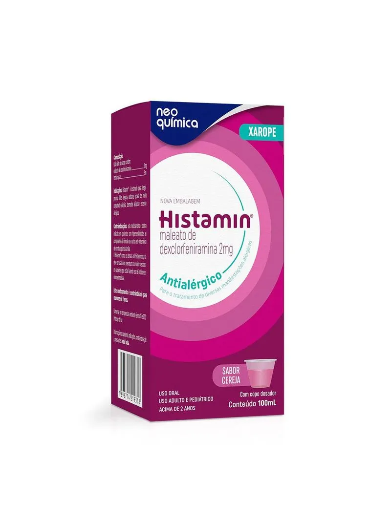 HISTAMIN 2 MG/5 XP 100ML