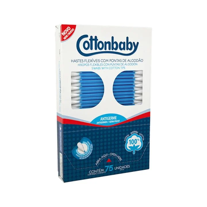 HASTES COTTONBABY CAIXA 75U