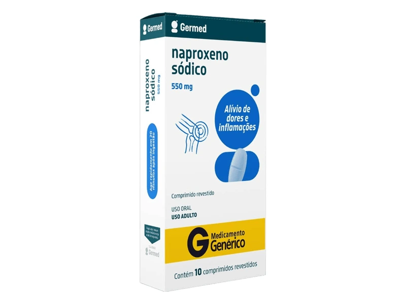 NAPROXENO 550MG C/10 COMP
