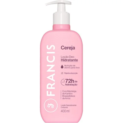 LOCAO HIDRAT FRANCIS ROSA CEREJA 400ML