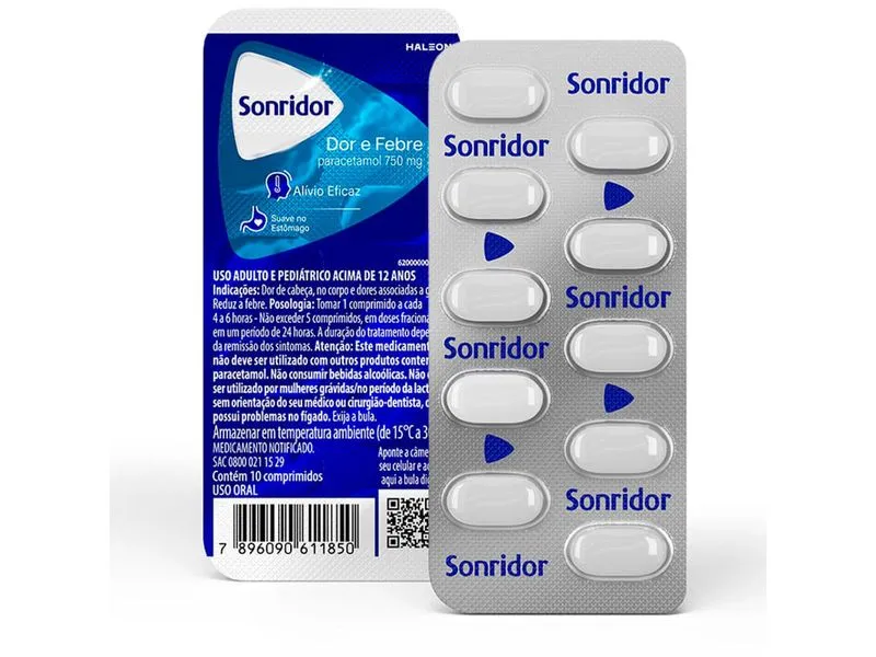 SONRIDOR DOR/FEBRE 10CPS