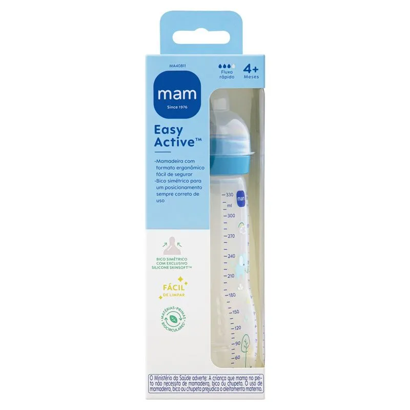 MAMAD MAM ACTIVE 4 + AZUL 330ML