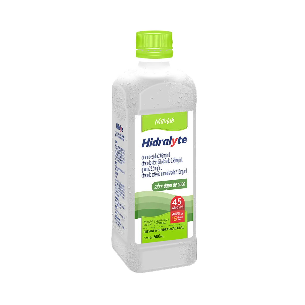 HIDRALYTE 45 AG DE COCO 500ML