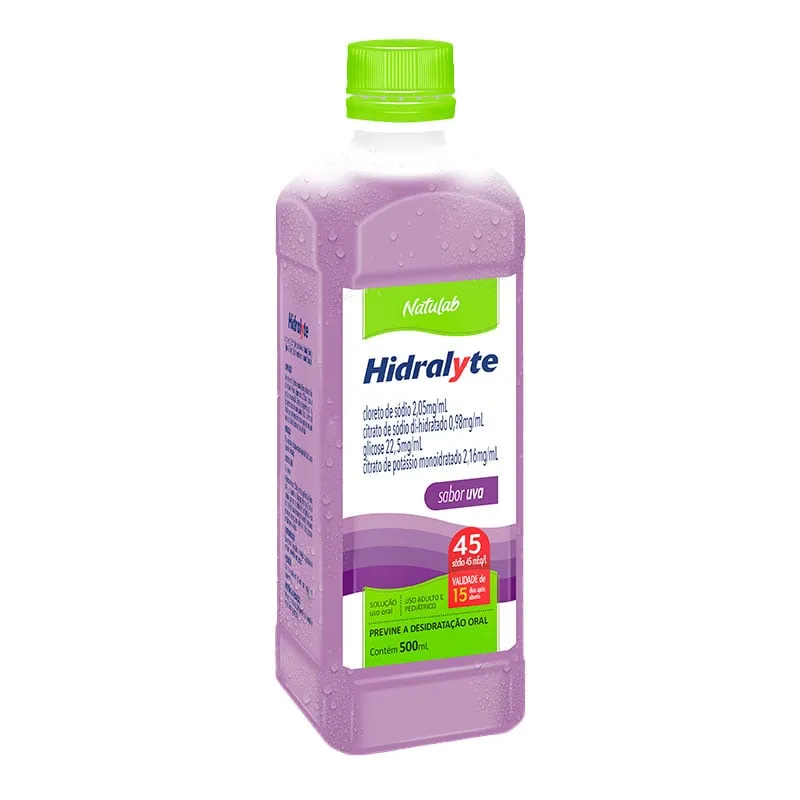 HIDRALYTE 45 GUARANA 500ML