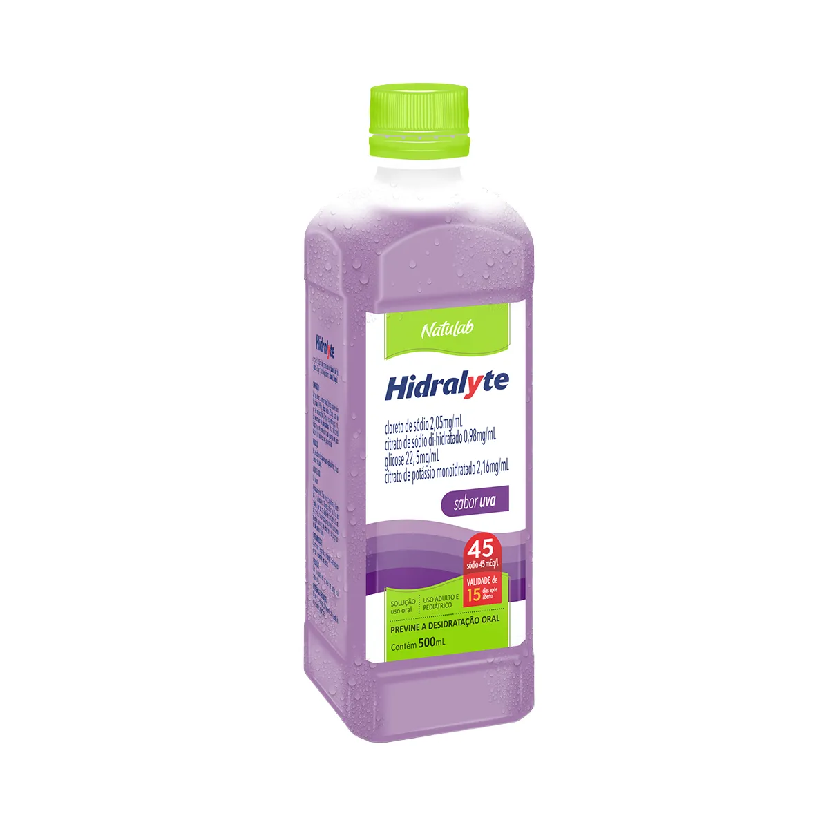 HIDRALYTE 45 UVA 500ML