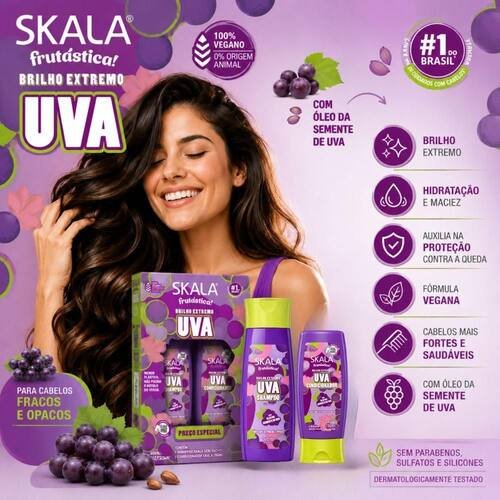 KIT SKALA UVA - SHAMPOO + COND - foto 2