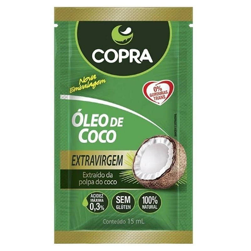 OLEO DE COCO EXTRAVIRGEM SACHE 15ML