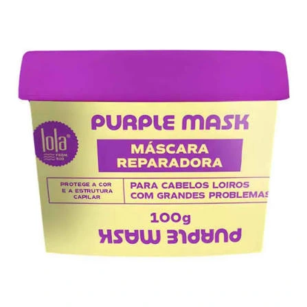 MASCARA CAPILAR LOLA PURPLE MASK 100G