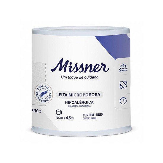 FITA MICROPORE 5X4,5CM BRANCO