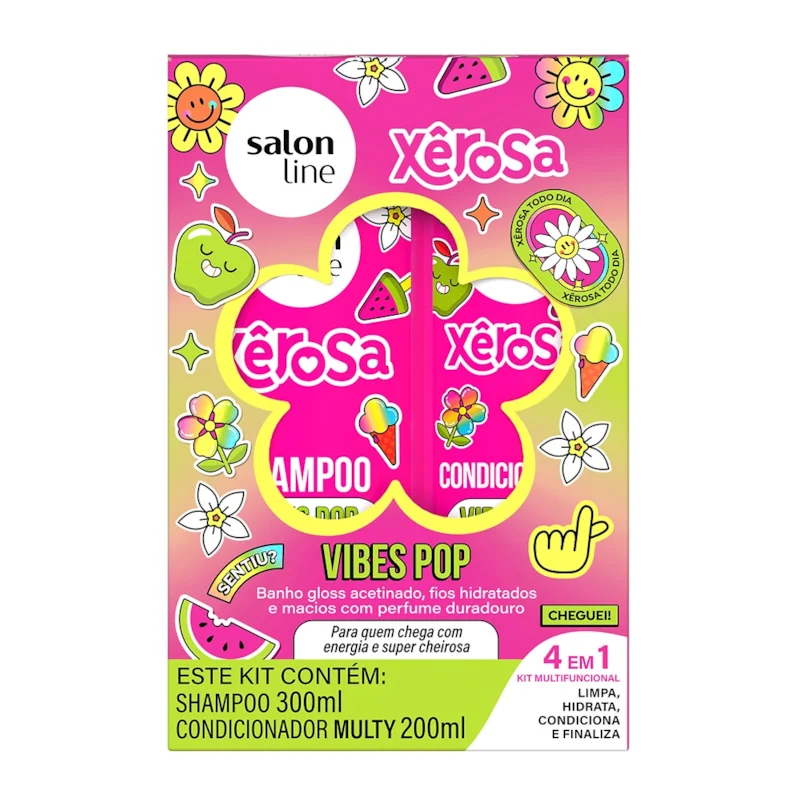 KIT SALON L XEROSA VIBES POP SH + COND