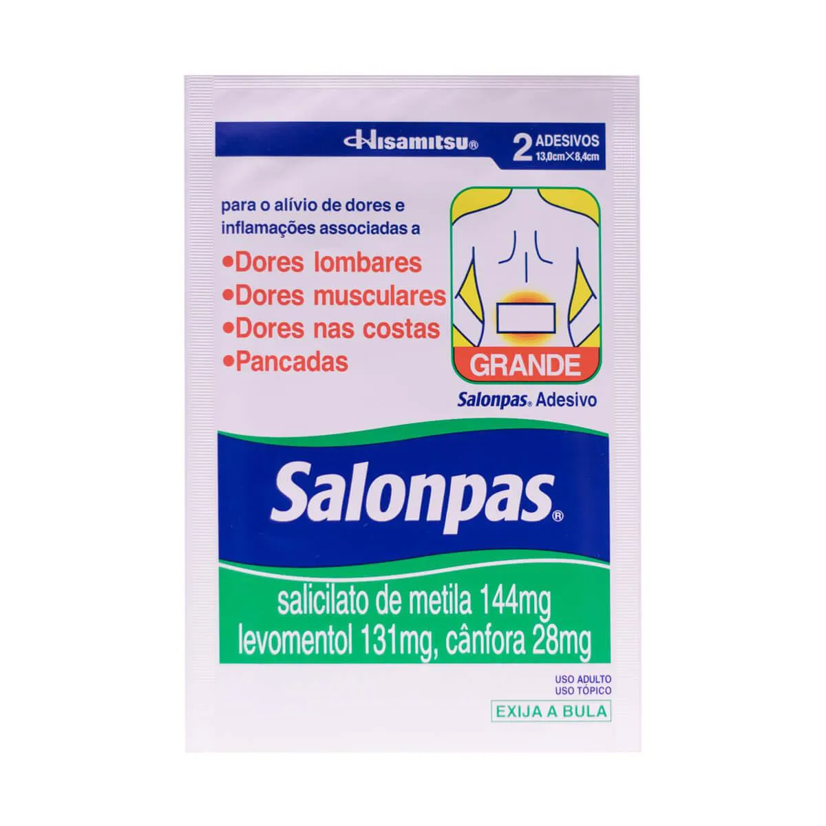 SALONPAS ADESIVO GRANDE 2UN
