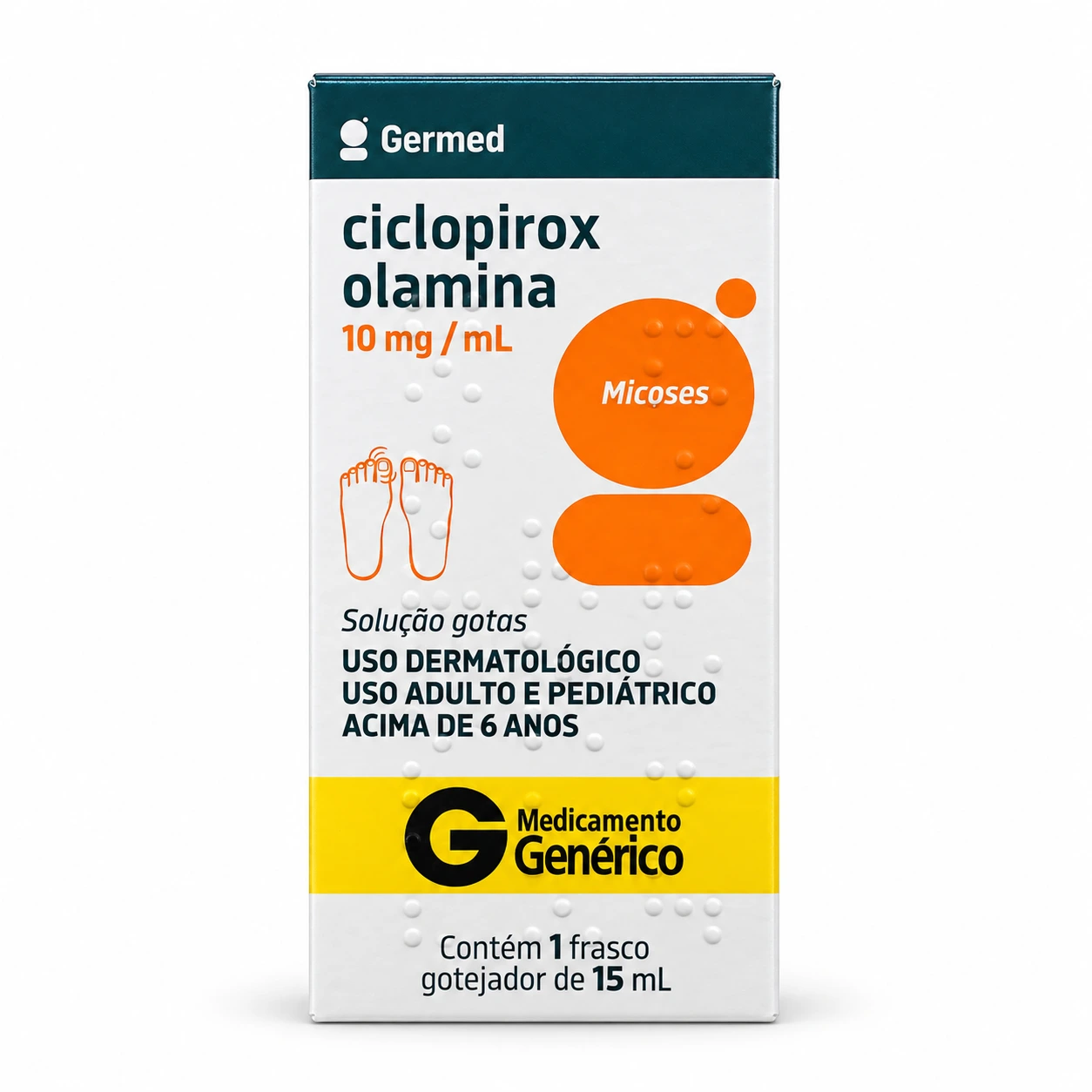 CICLOPIROX OLAMINA 10 MG/ML SO