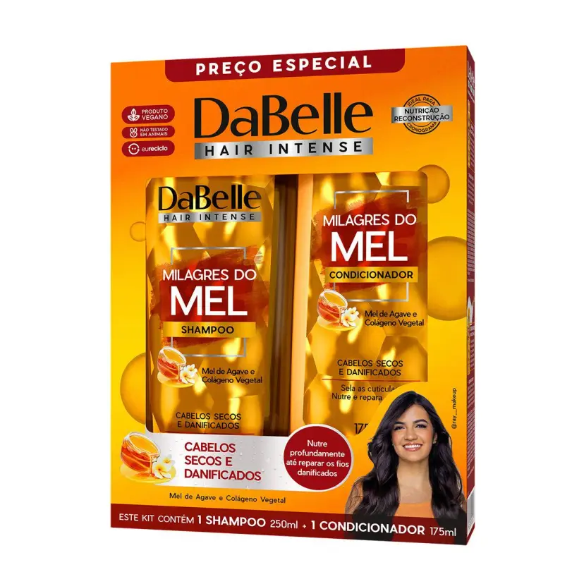 SH DABELLE 250ML+CO MILAGRES DO MEL 175ML