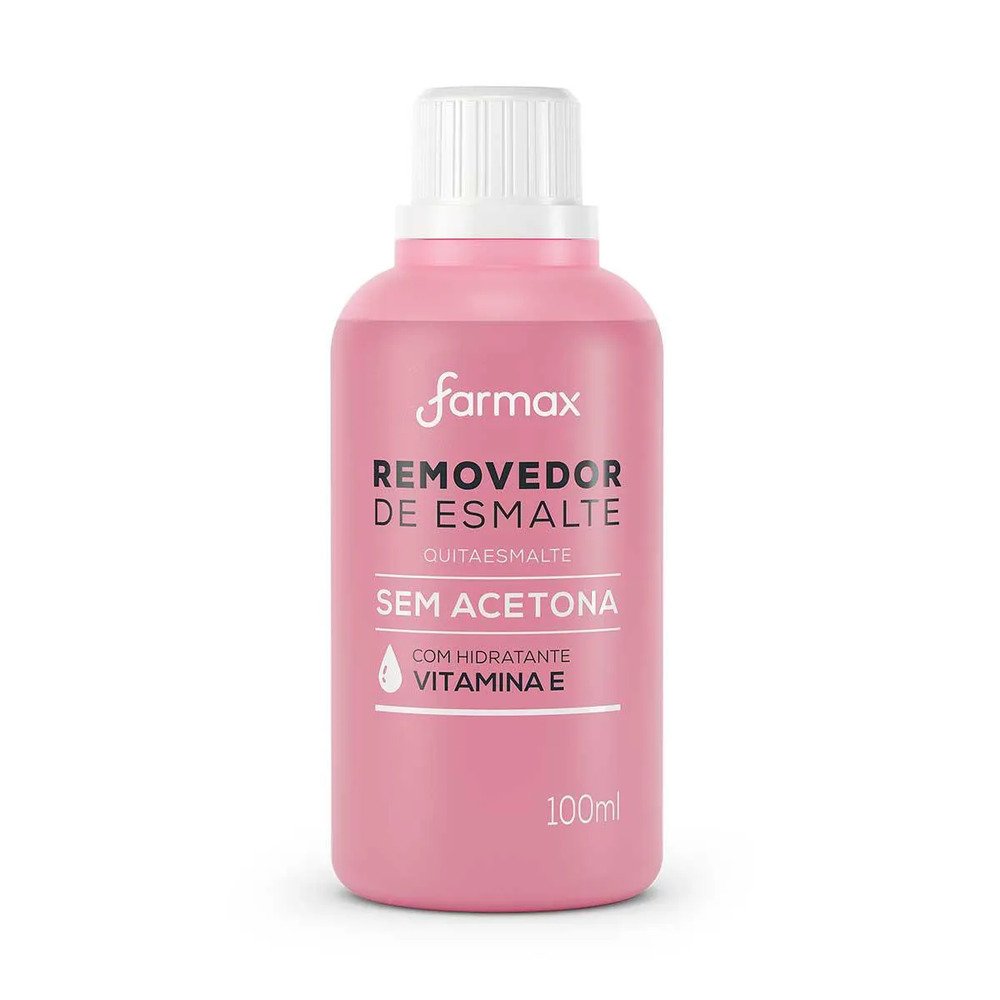 REMOVEDOR DE ESMALTE S/ACETONA ROSA 100ML